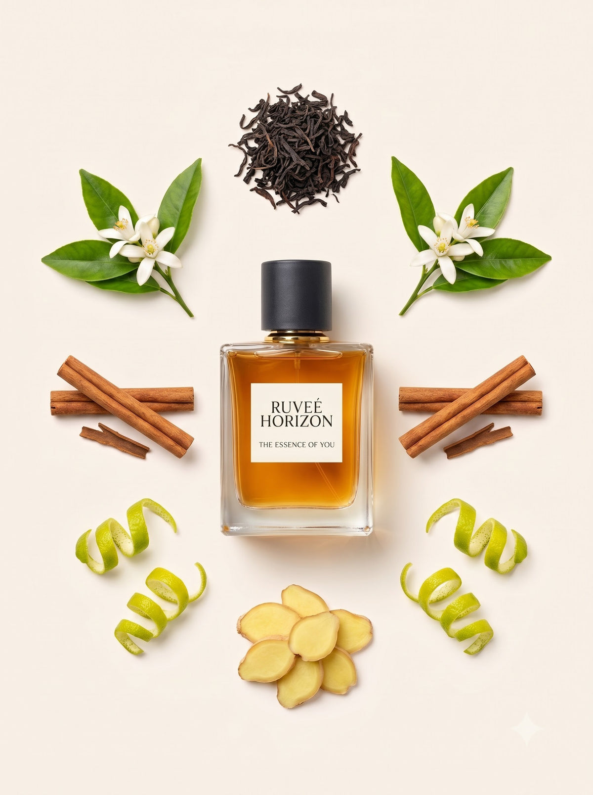 RUVEÉ Horizon fresh amber unisex perfume, long lasting Parfum made for India