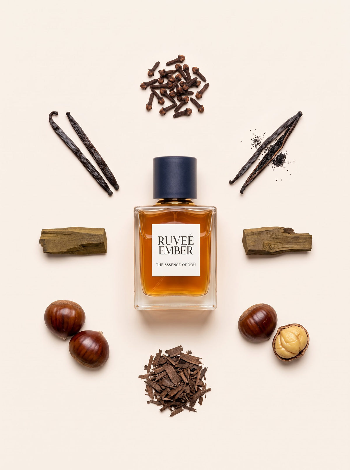 RUVEÉ Ember amber spice unisex perfume, long lasting Parfum made for India