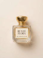 RUVEÉ Flora Parfum for women, floral fragrance bottle