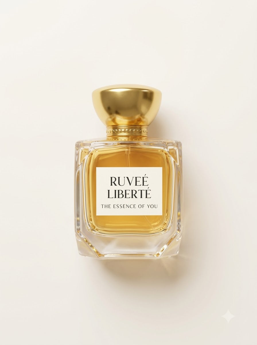 RUVEÉ Liberté Parfum for women, floral fragrance bottle