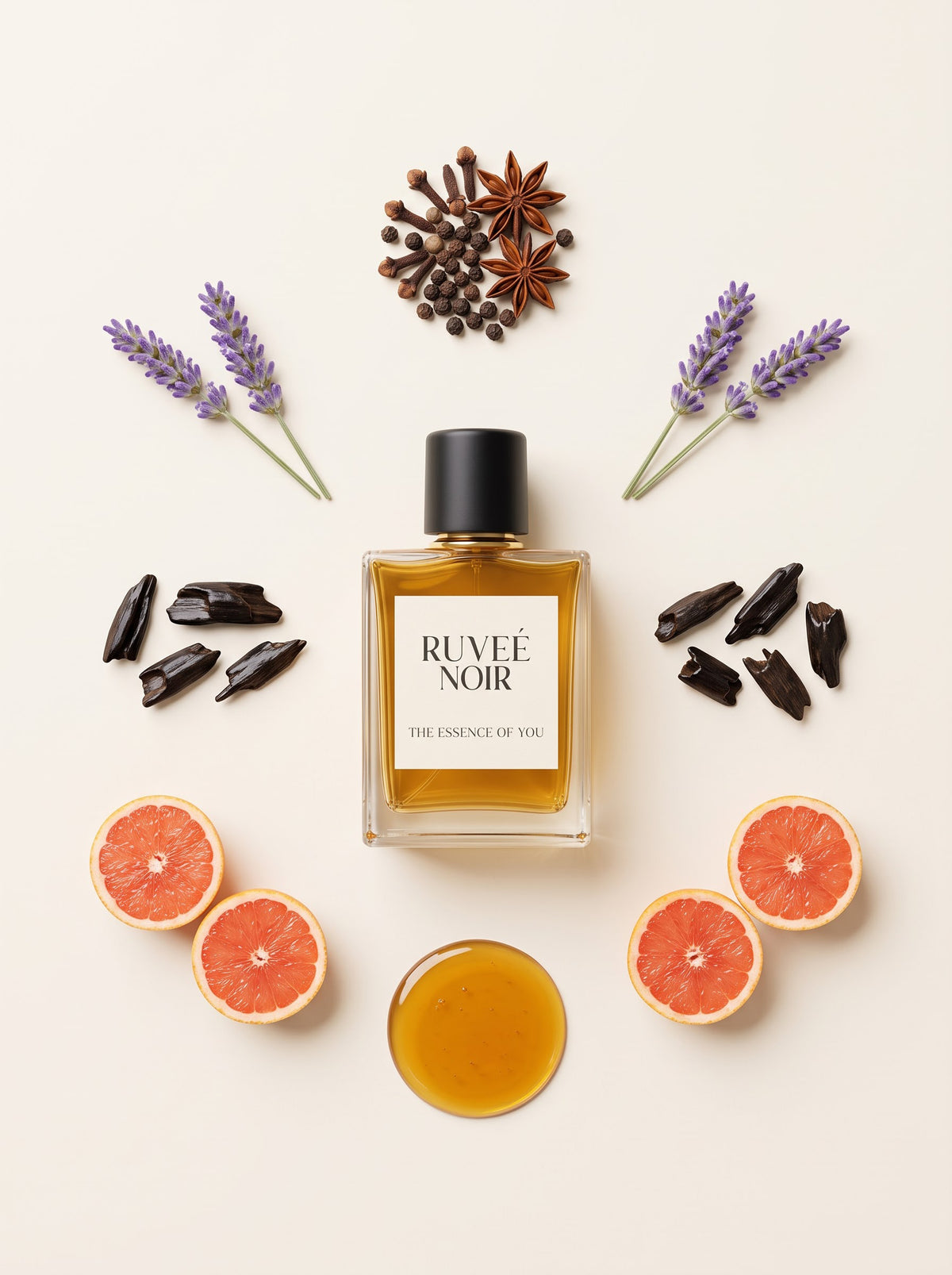 RUVEÉ Noir woody oud perfume for men, long lasting Parfum made for India