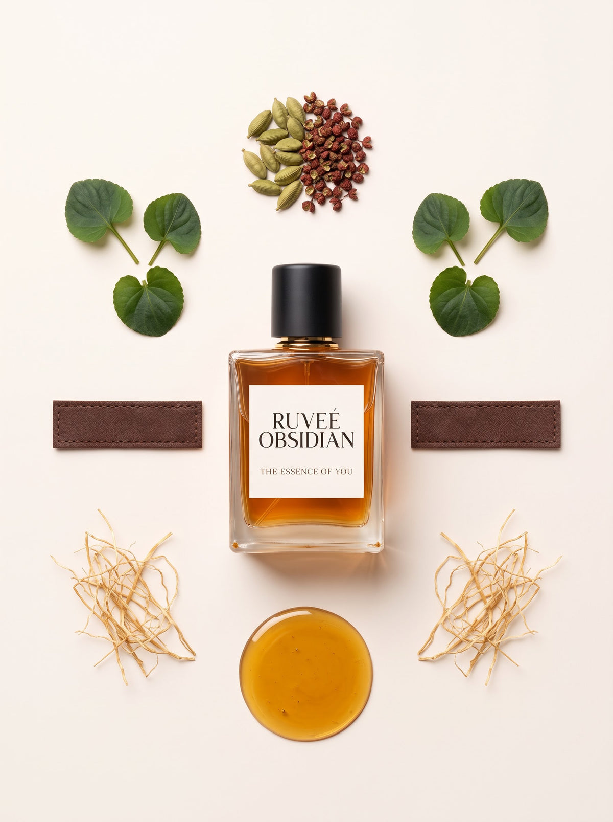 RUVEÉ Obsidian woody oud perfume for men, long lasting Parfum made for India
