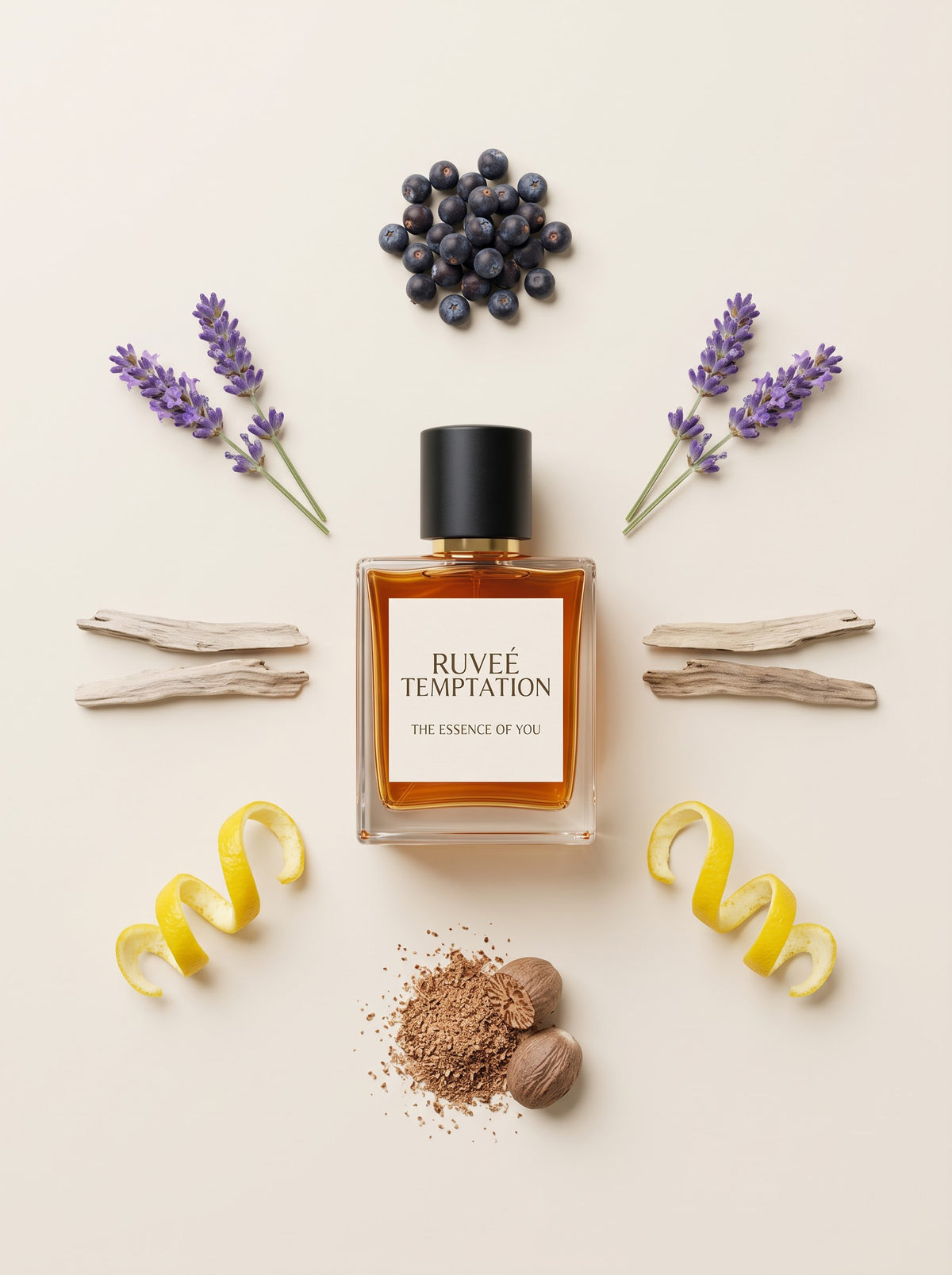 RUVEÉ Temptation amber spice perfume for men, long lasting Parfum made for India